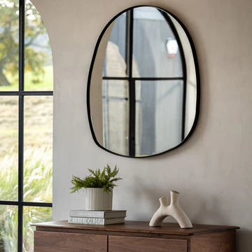 Pebble Mirror 70x90cm - Black