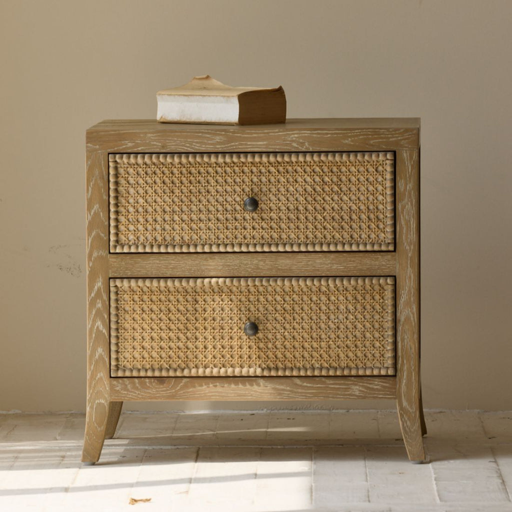 Bedside Table - Aged Oak