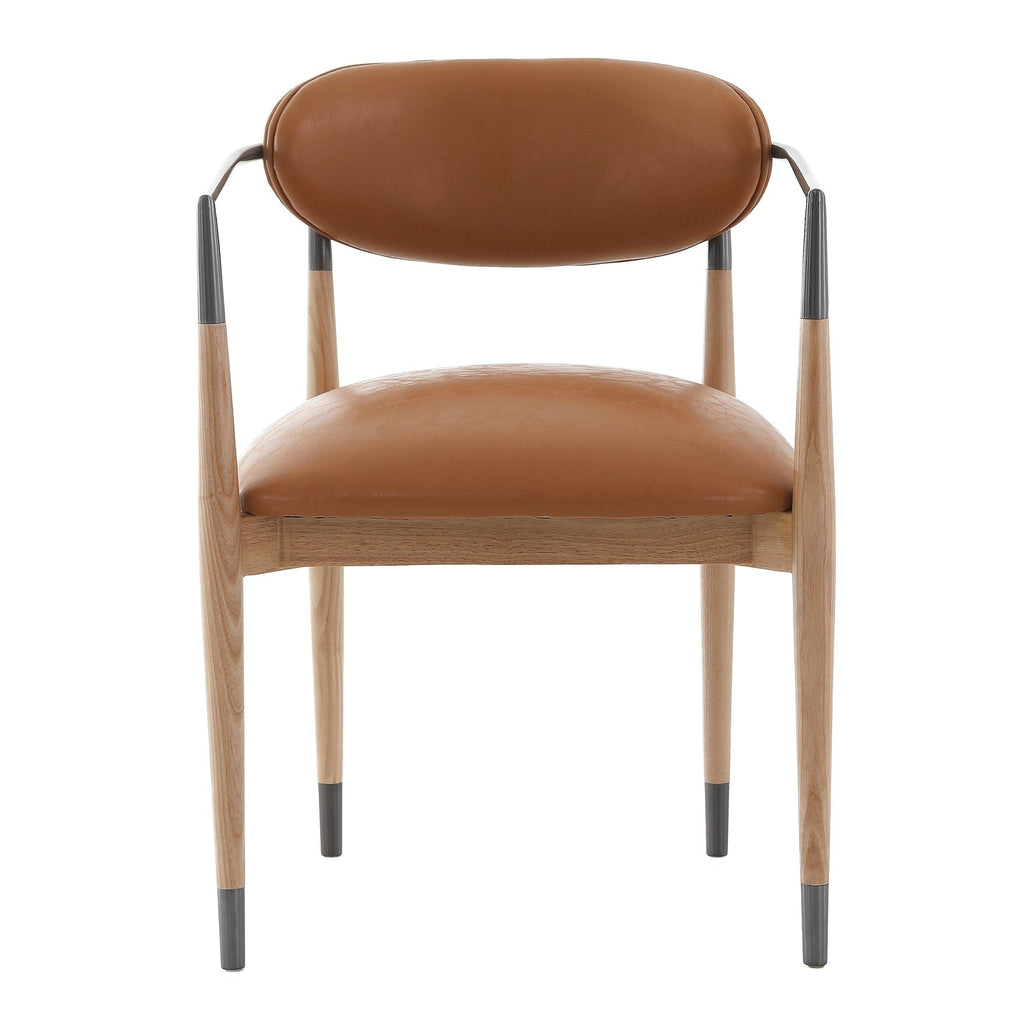 Dining Chair - Natural & Bronze