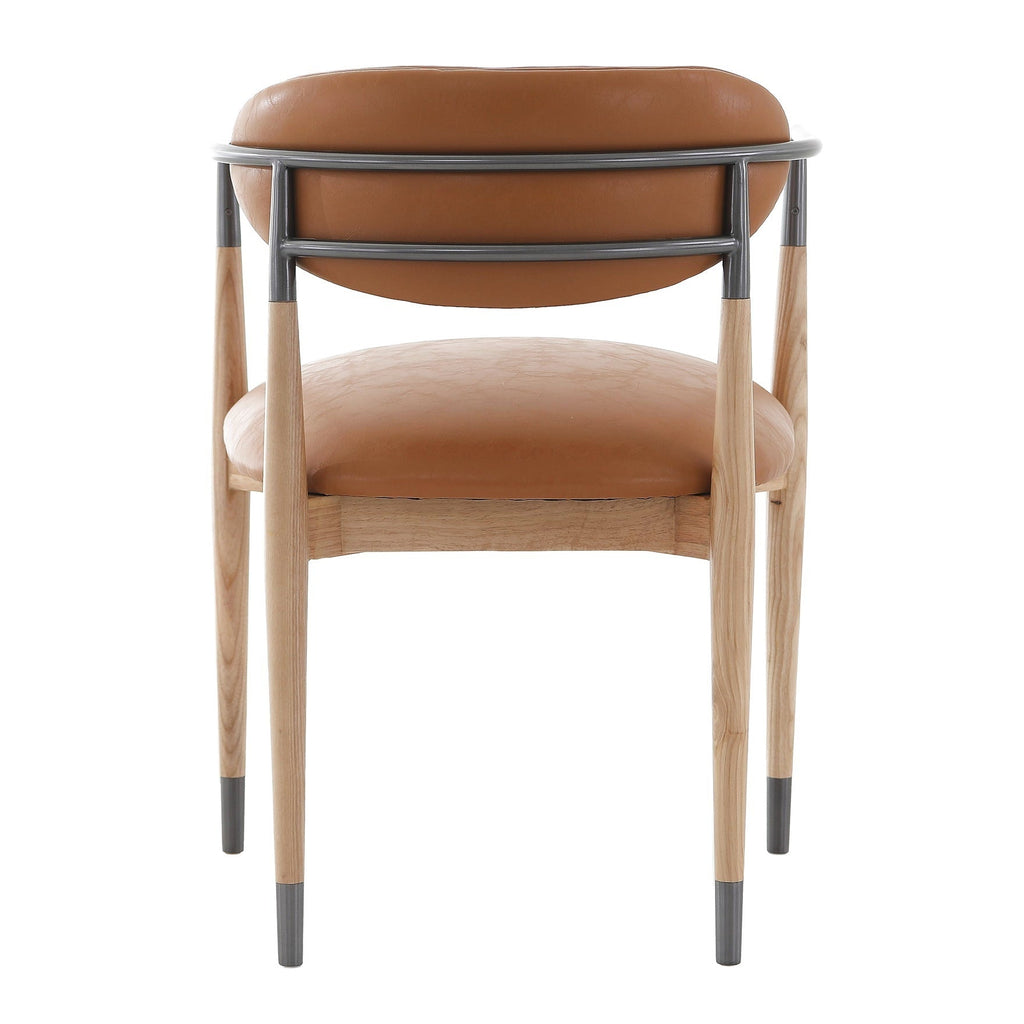 Dining Chair - Natural & Bronze